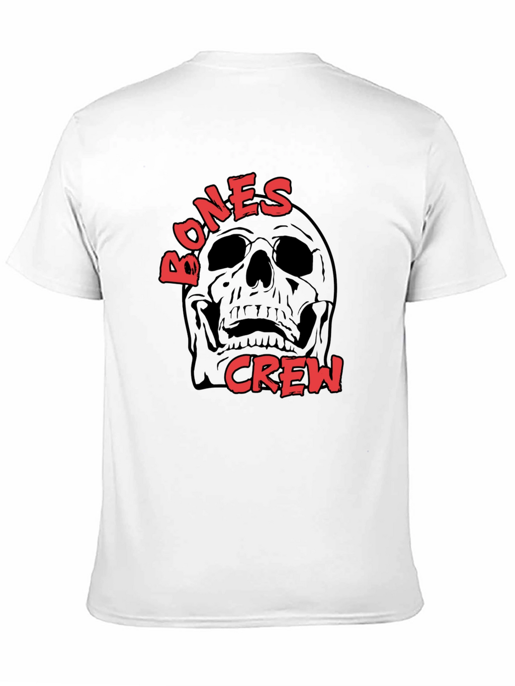Bones Crew Skull Graphic Black T-Shirt