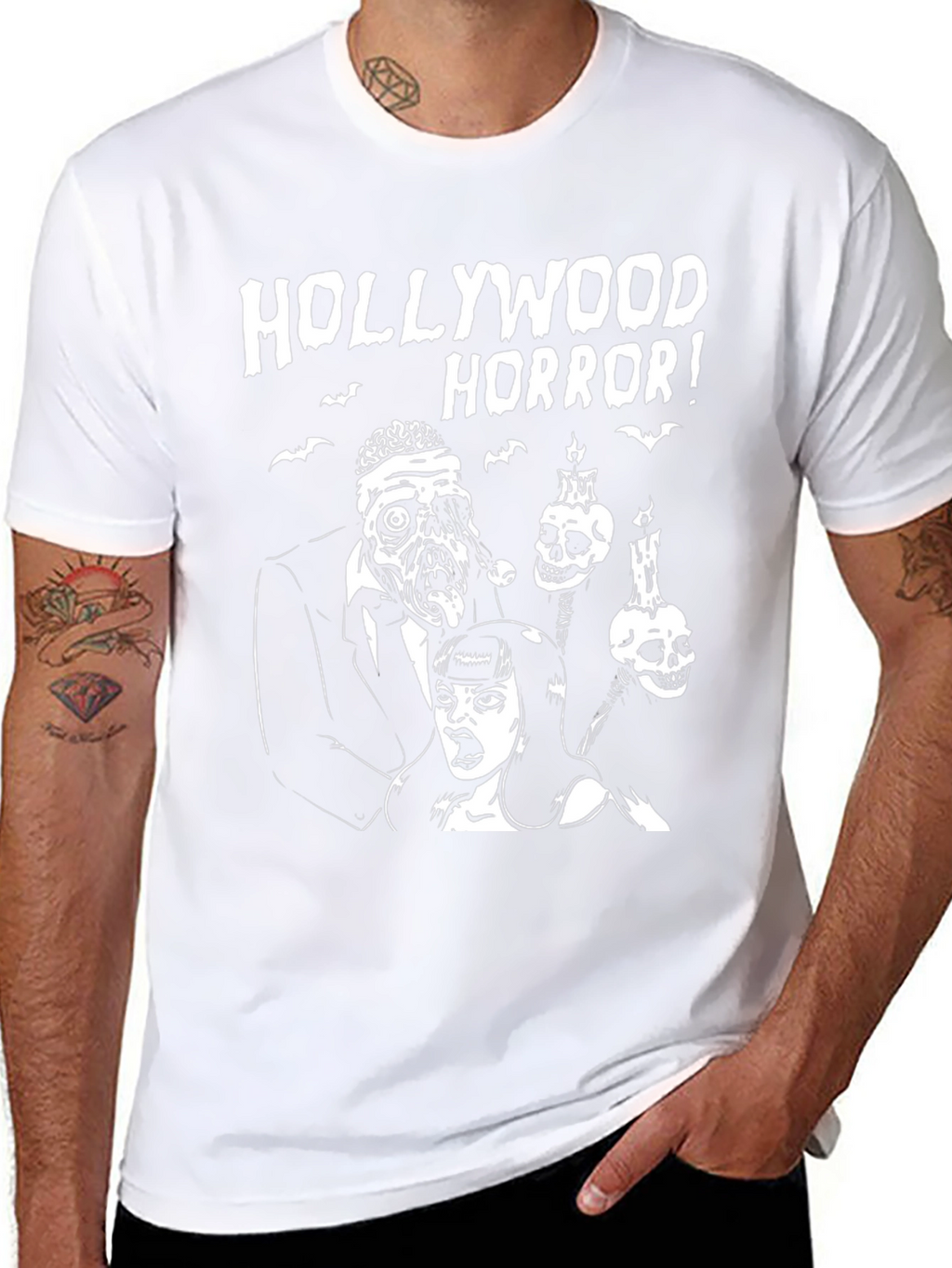 Hollywood Horror Graphic T-Shirt