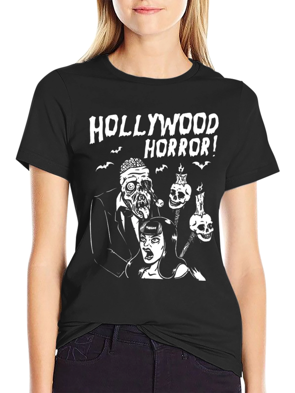 Hollywood Horror Graphic T-Shirt