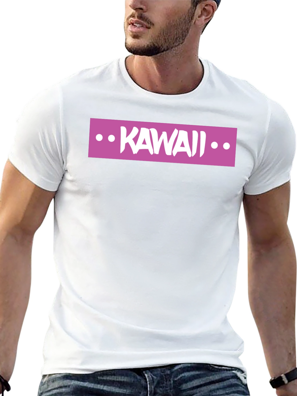Kawaii Graphic Tee - Stylish Black T-Shirt