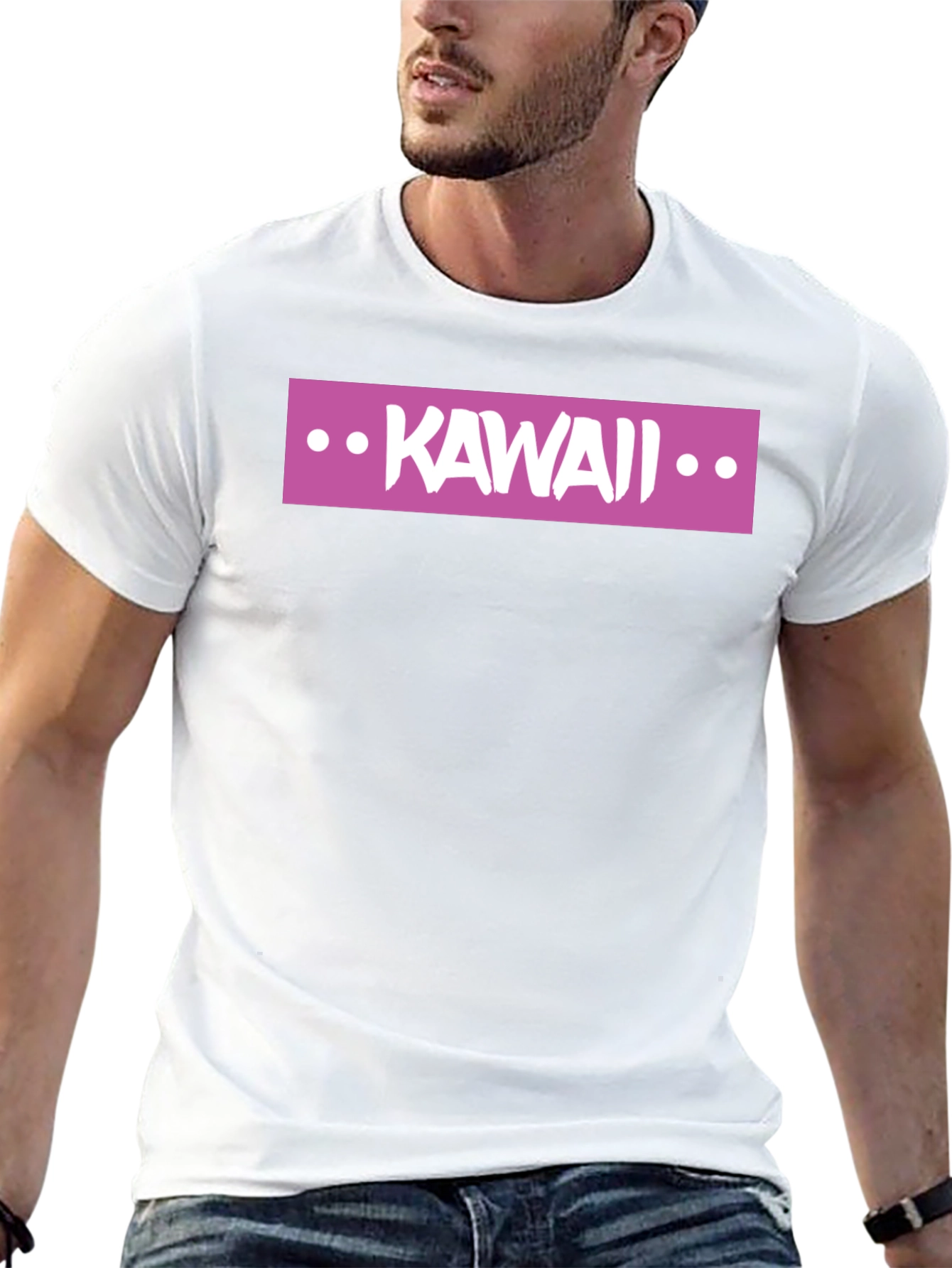 Kawaii Graphic Tee - Stylish Black T-Shirt