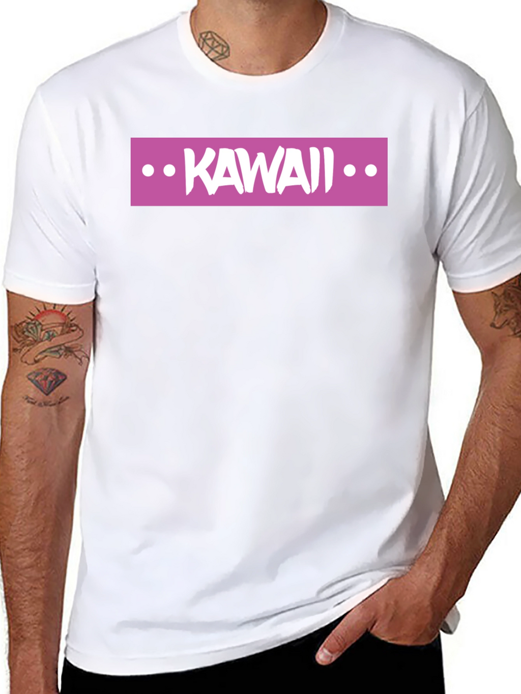 Kawaii Graphic Tee - Stylish Black T-Shirt