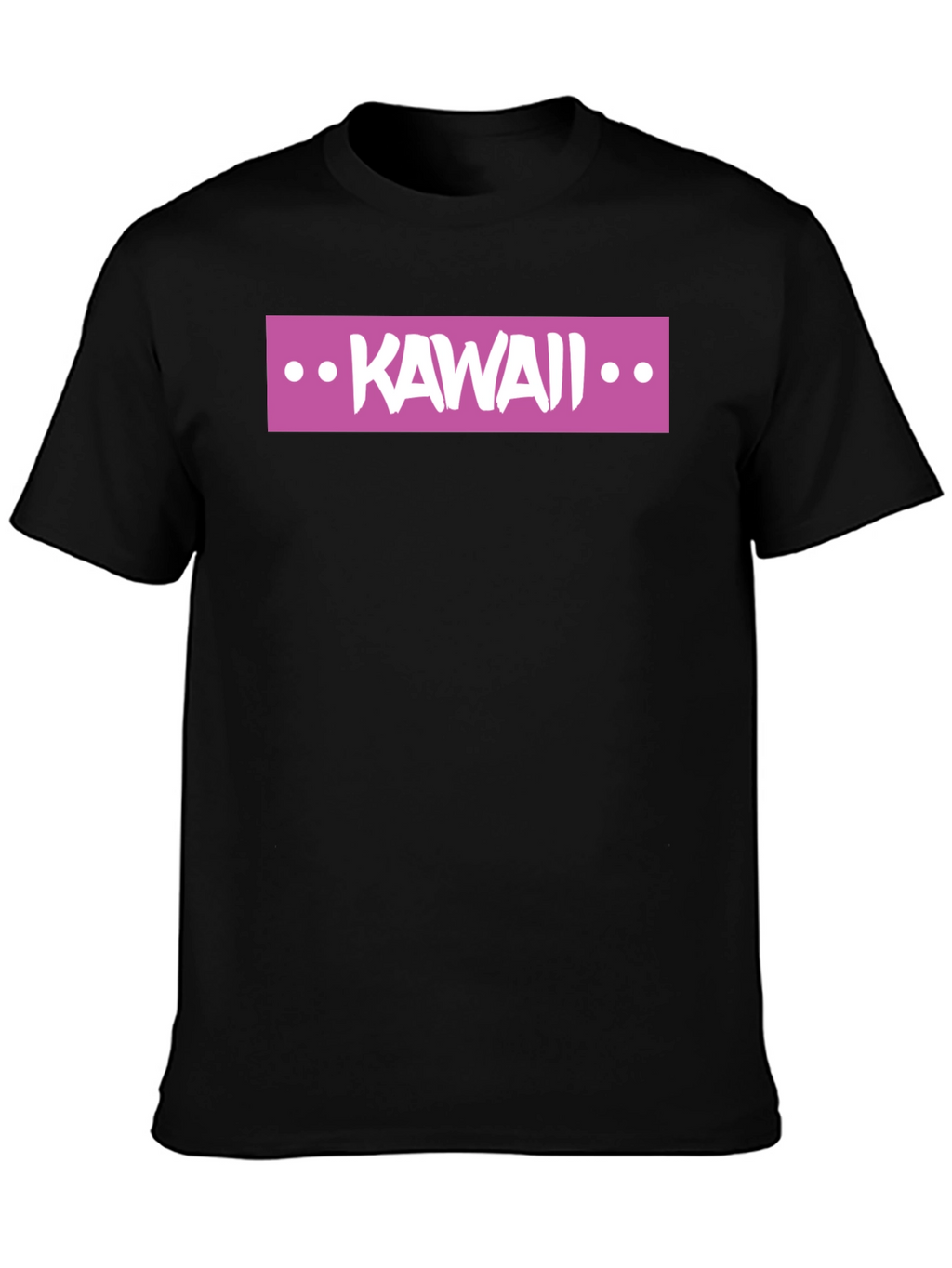 Kawaii Graphic Tee - Stylish Black T-Shirt