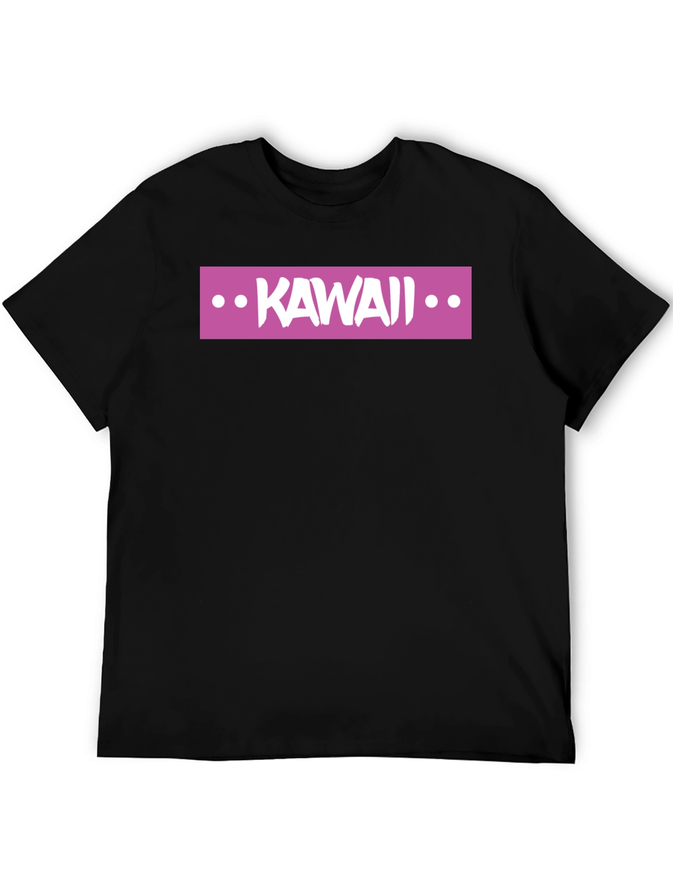 Kawaii Graphic Tee - Stylish Black T-Shirt