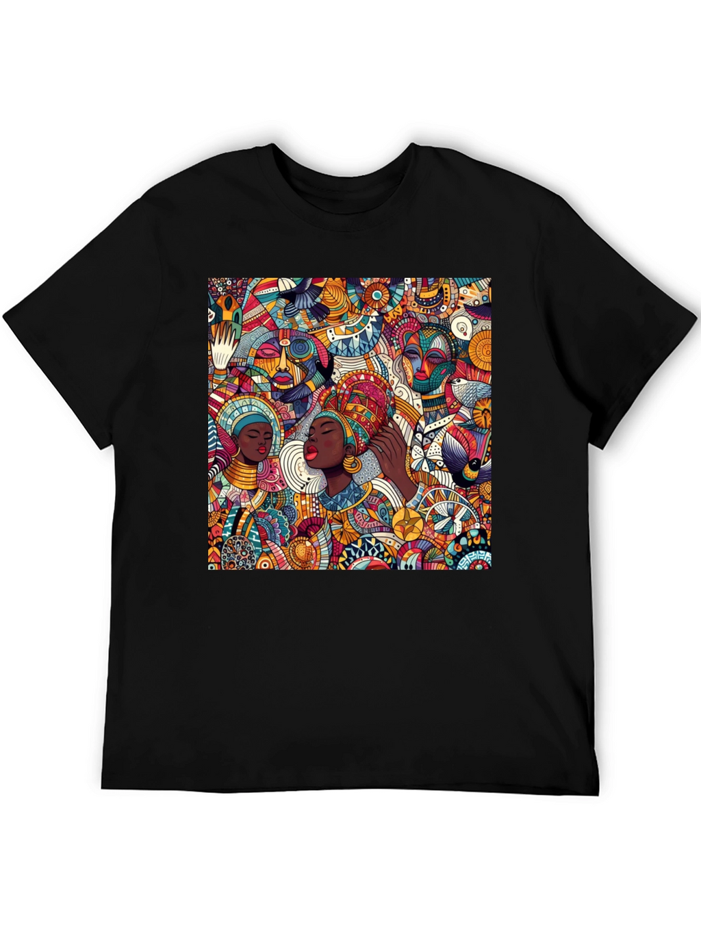 Vibrant African Art Graphic Tee