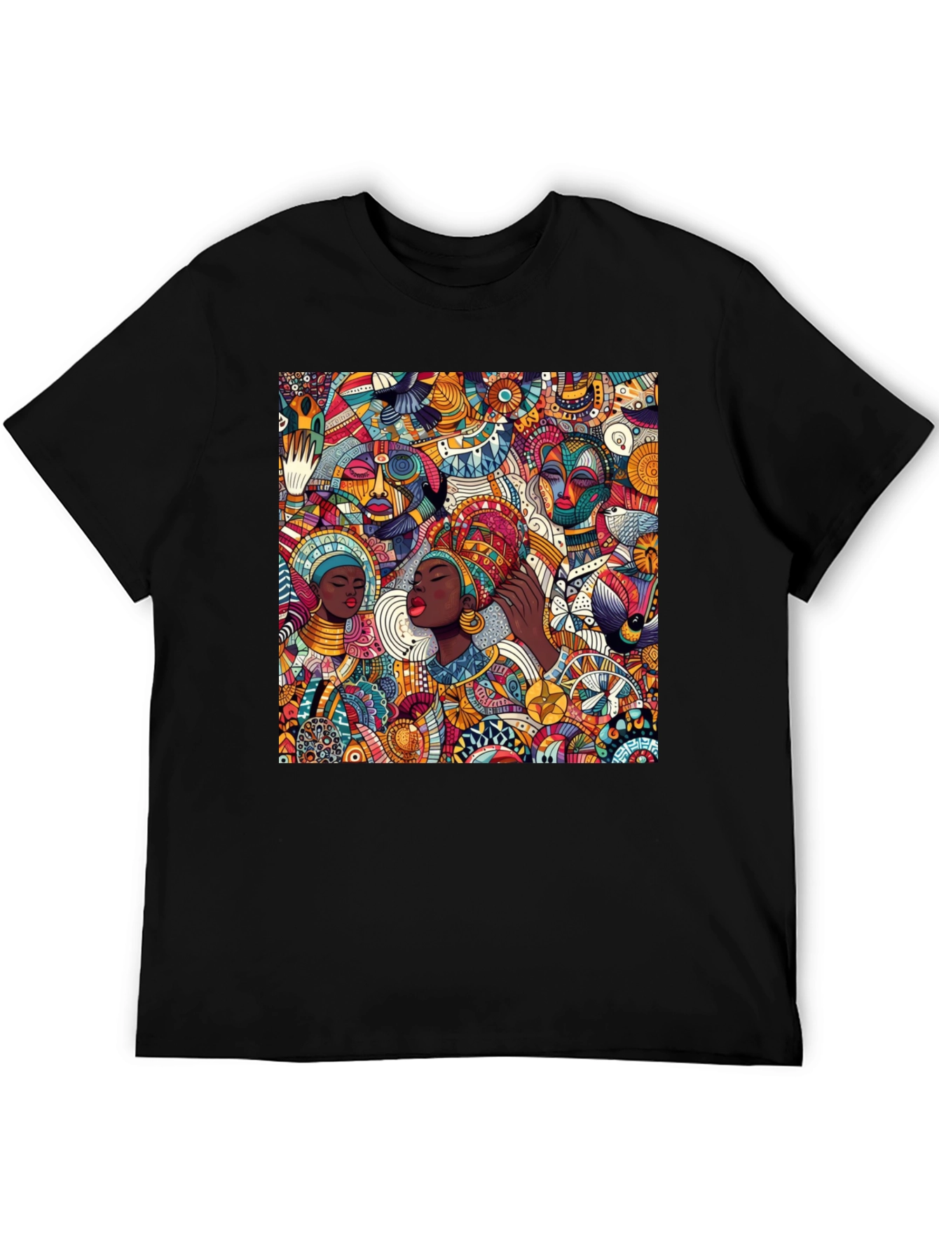 Vibrant African Art Graphic Tee
