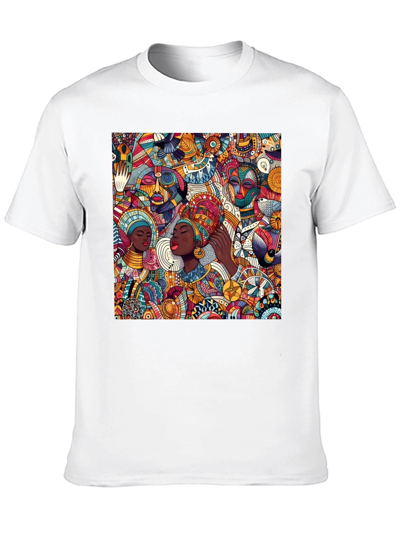 Vibrant African Art Graphic Tee