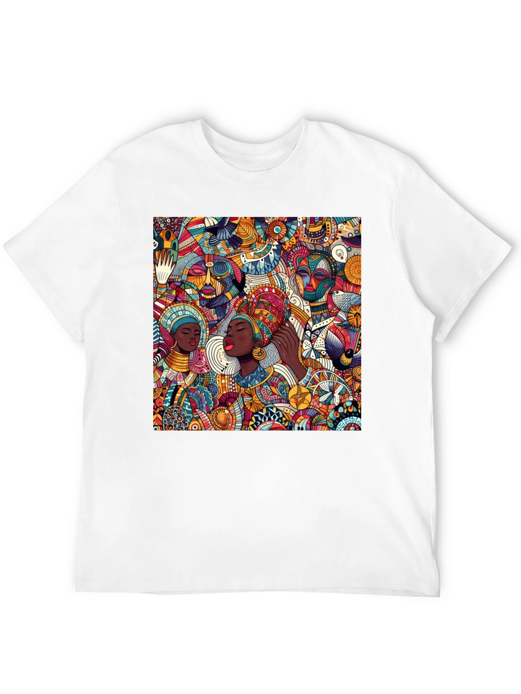 Vibrant African Art Graphic Tee