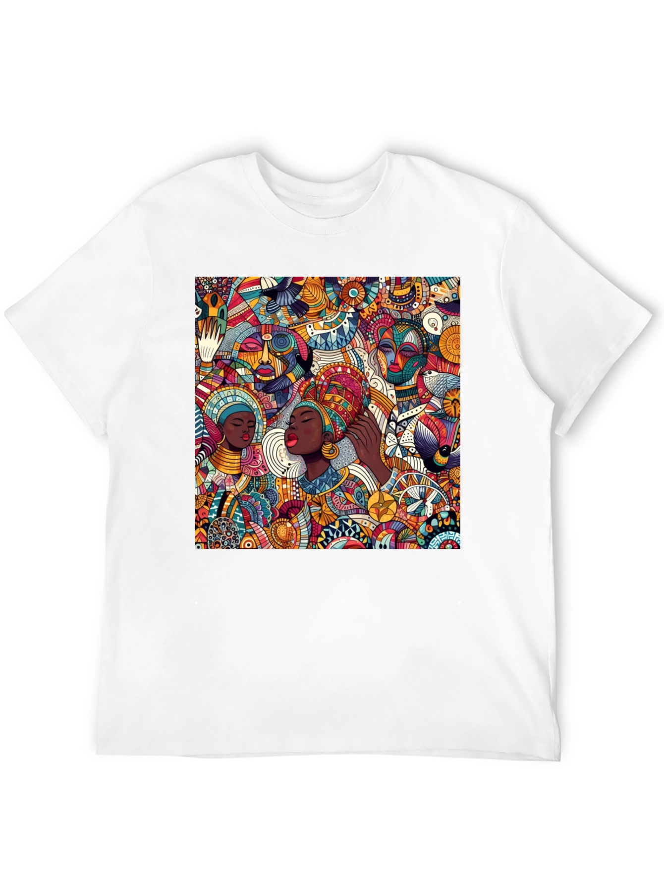Vibrant African Art Graphic Tee