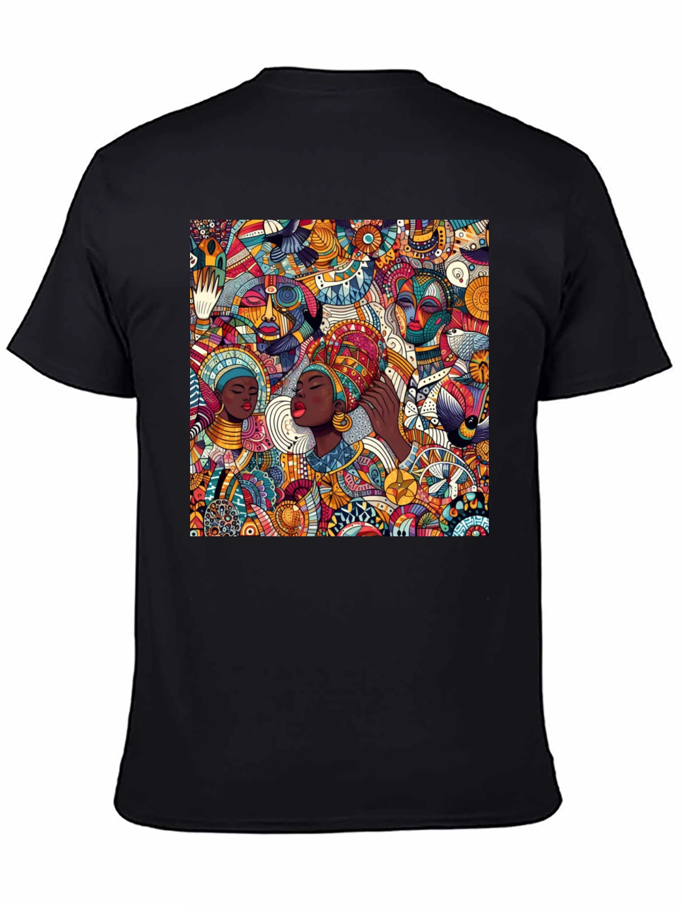 Vibrant African Art Graphic Tee