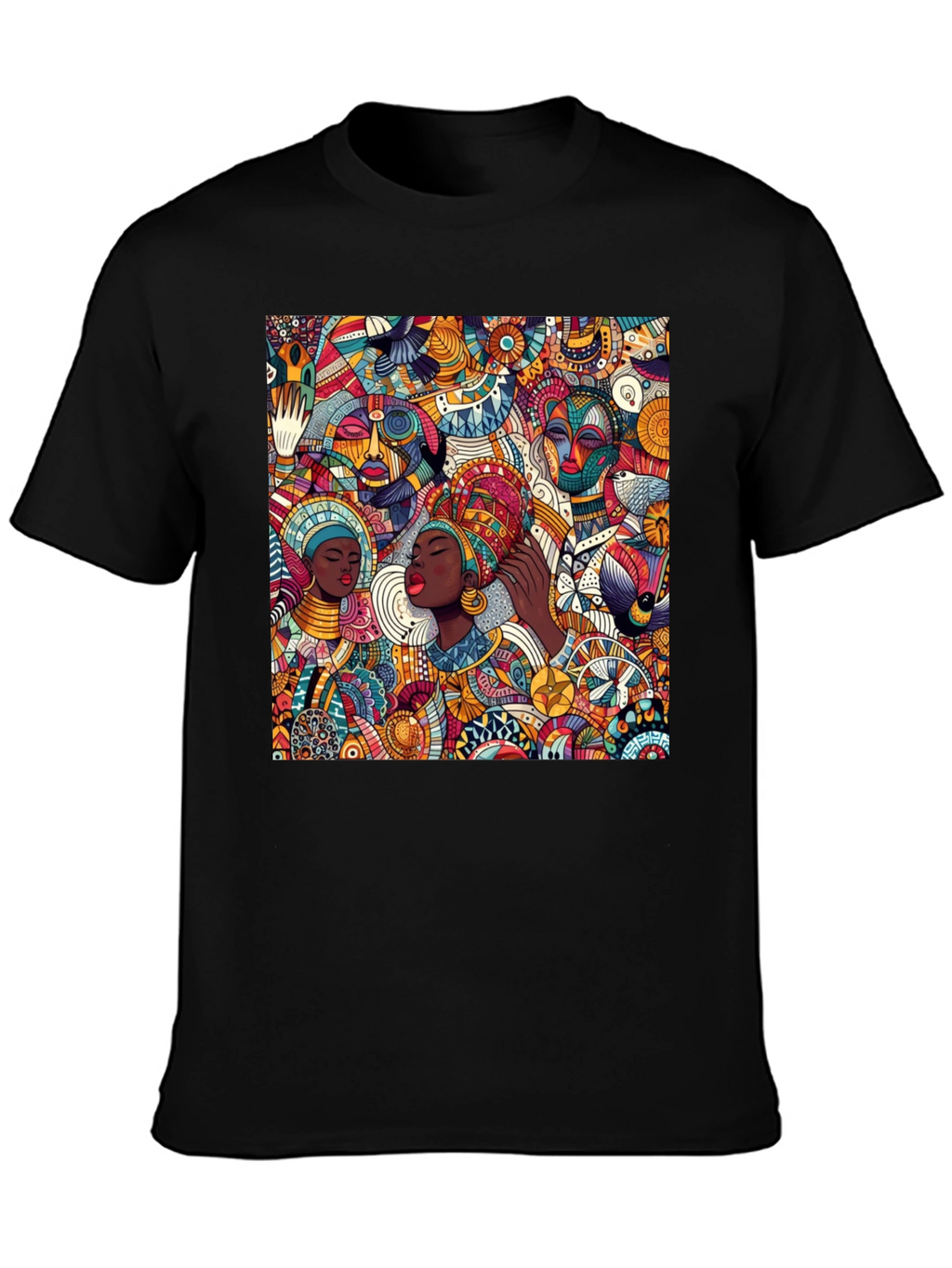 Vibrant African Art Graphic Tee