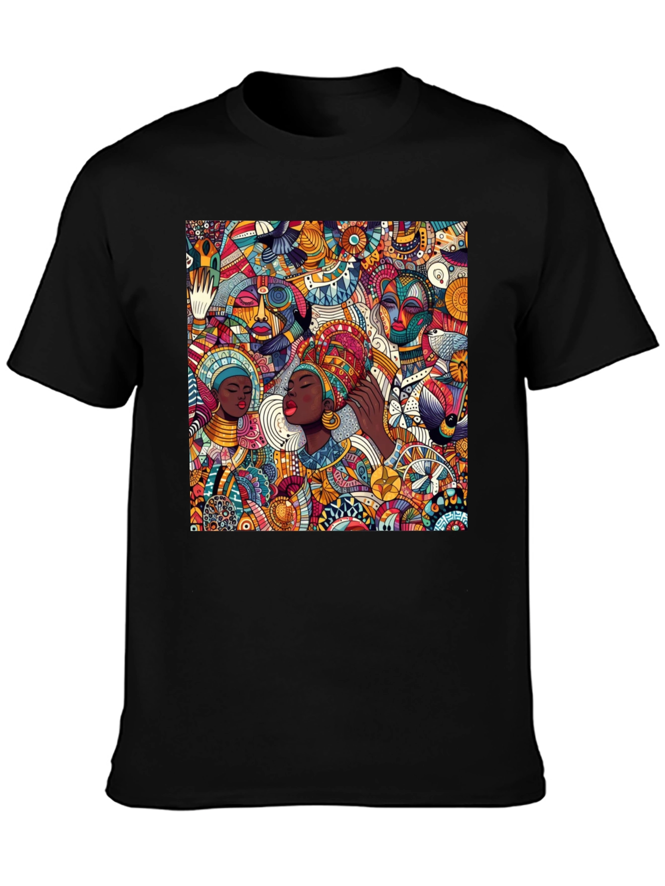 Vibrant African Art Graphic Tee