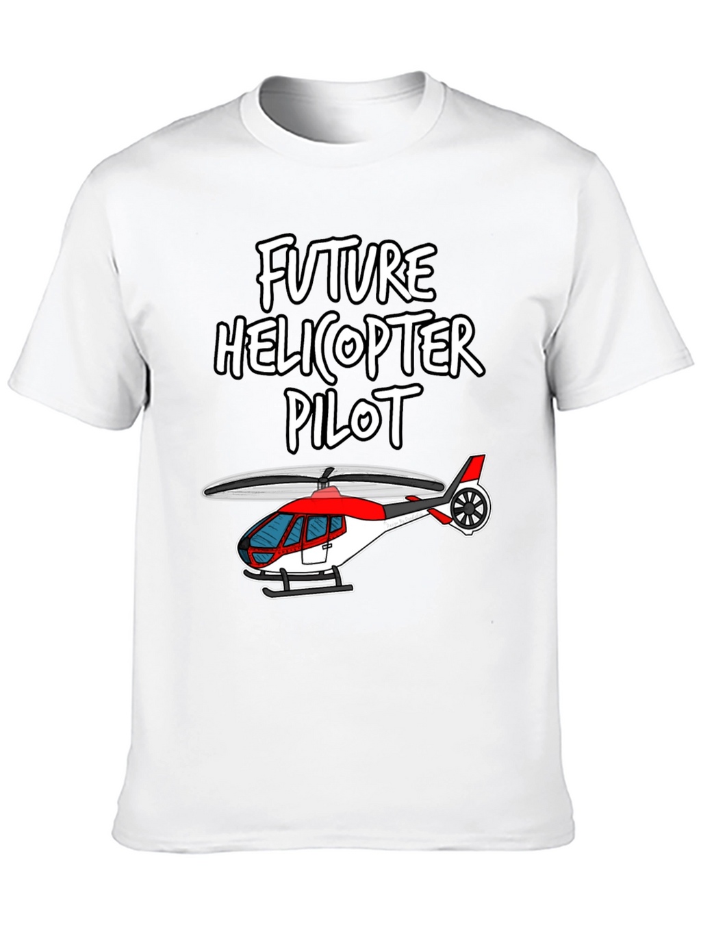 Future Helicopter Pilot Graphic T-Shirt