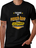 Funny French Horn Hazardous T-Shirt