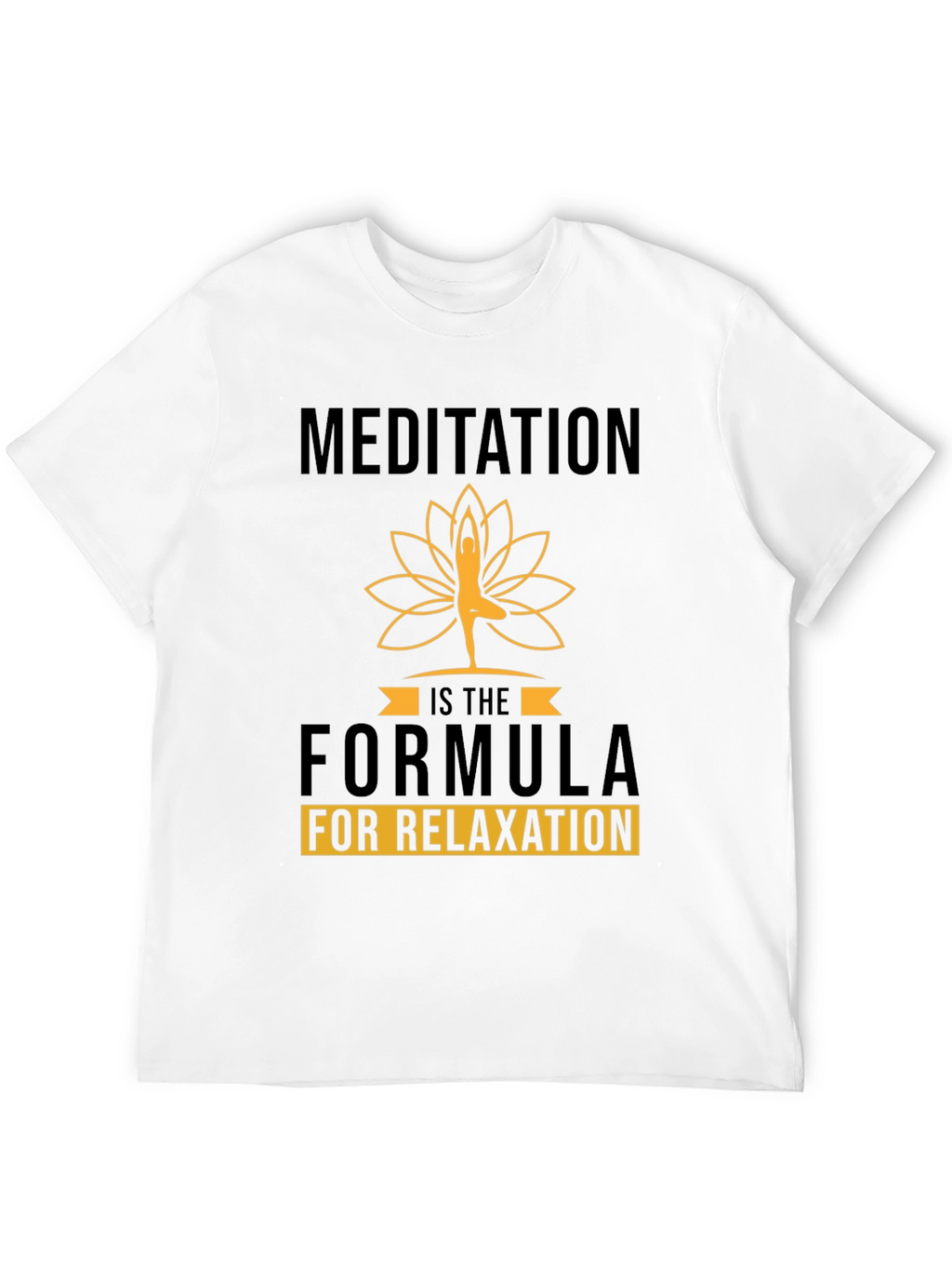 Meditation Formula Black Graphic Tee