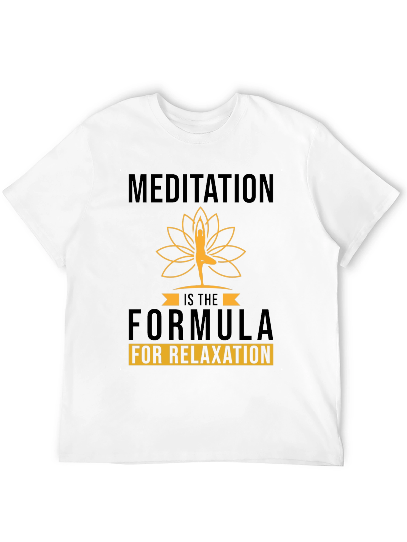 Meditation Formula Black Graphic Tee