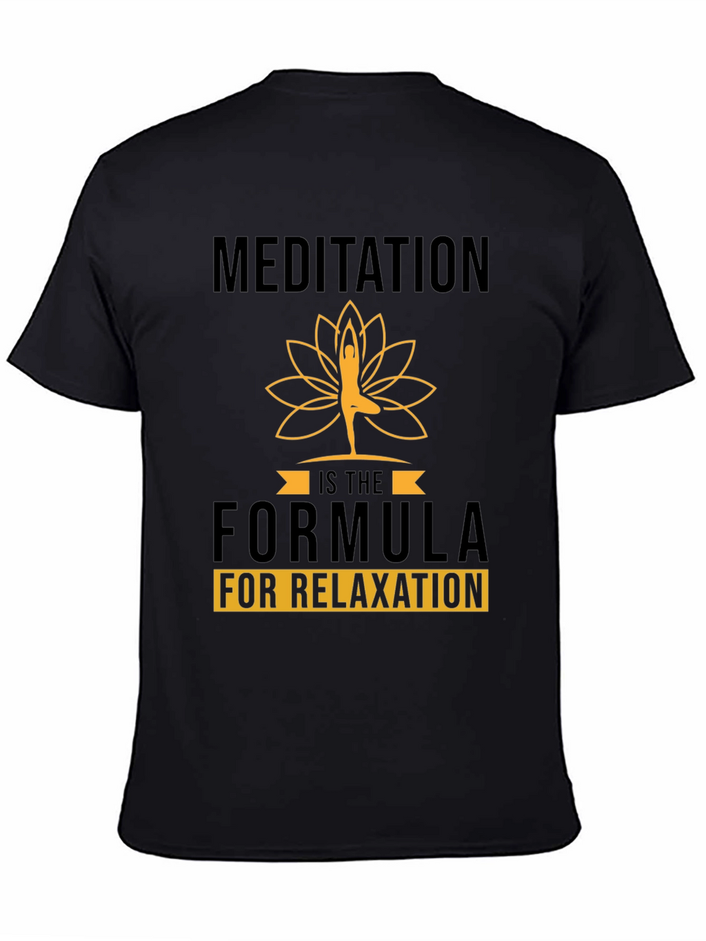 Meditation Formula Black Graphic Tee