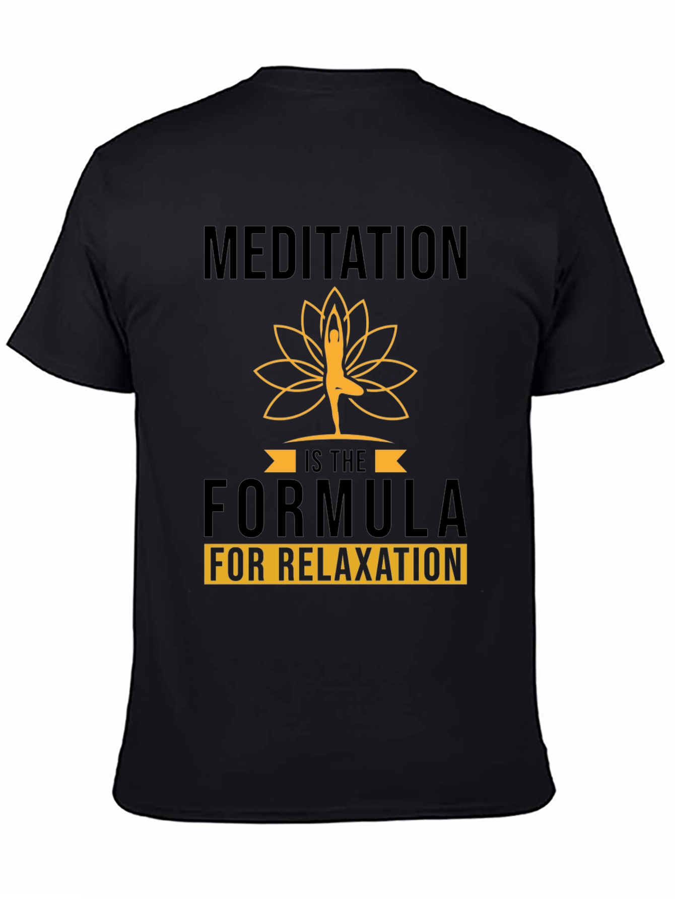 Meditation Formula Black Graphic Tee