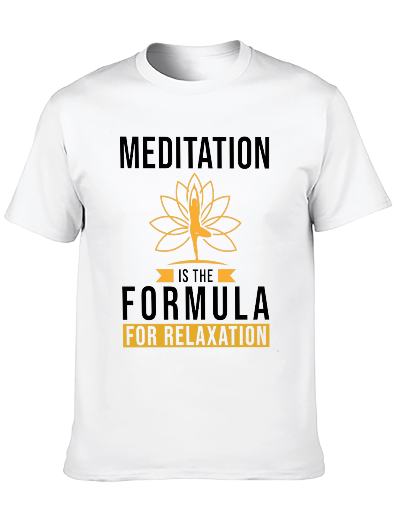 Meditation Formula Black Graphic Tee