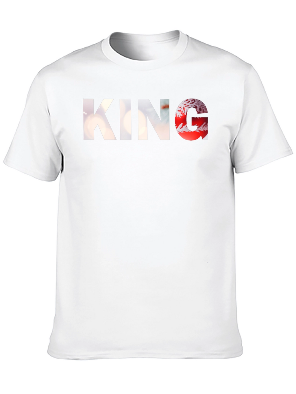 King Graphic Black T-Shirt for Men