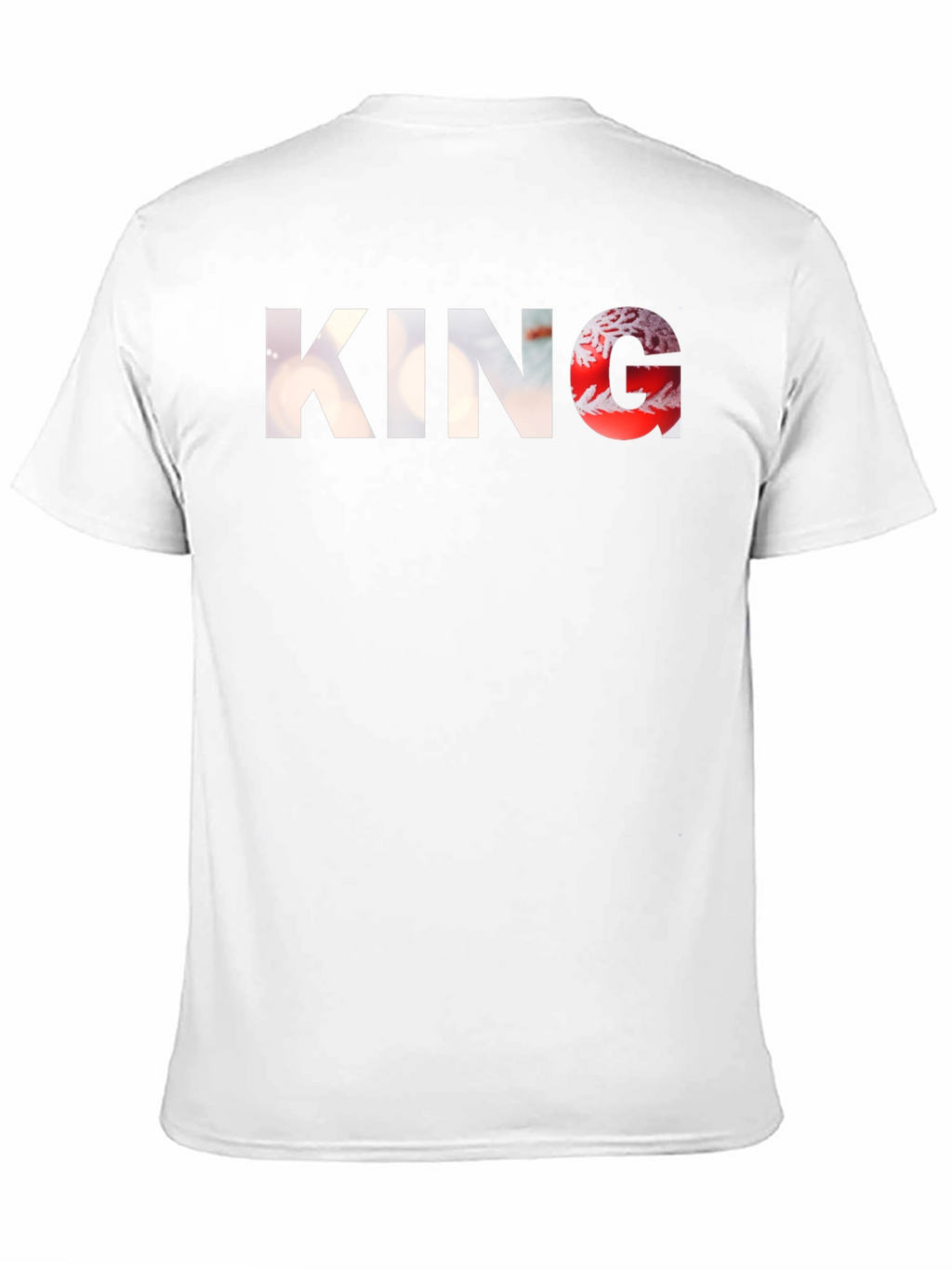 King Graphic Black T-Shirt for Men