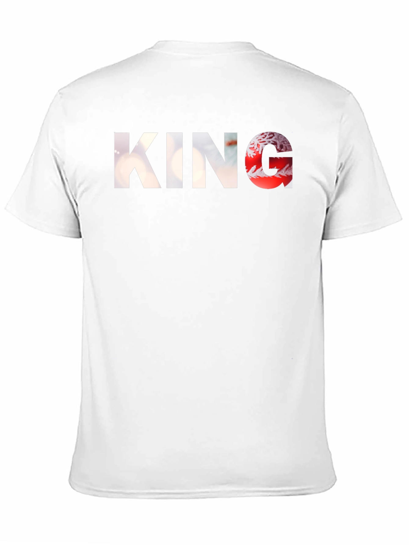 King Graphic Black T-Shirt for Men