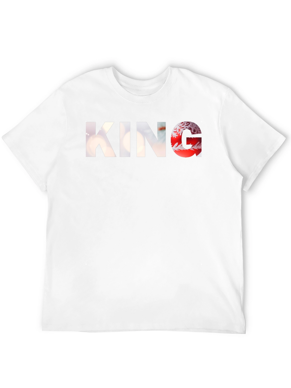 King Graphic Black T-Shirt for Men
