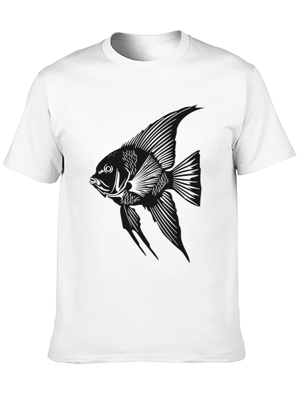 Mens Black Graphic Tee - Stylish & Comfortable