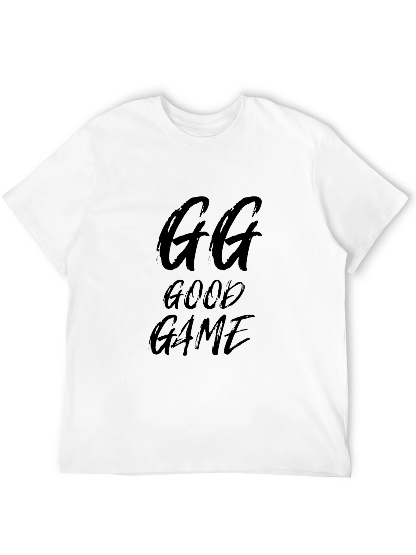 GG Good Game Black Graphic Tee for Men