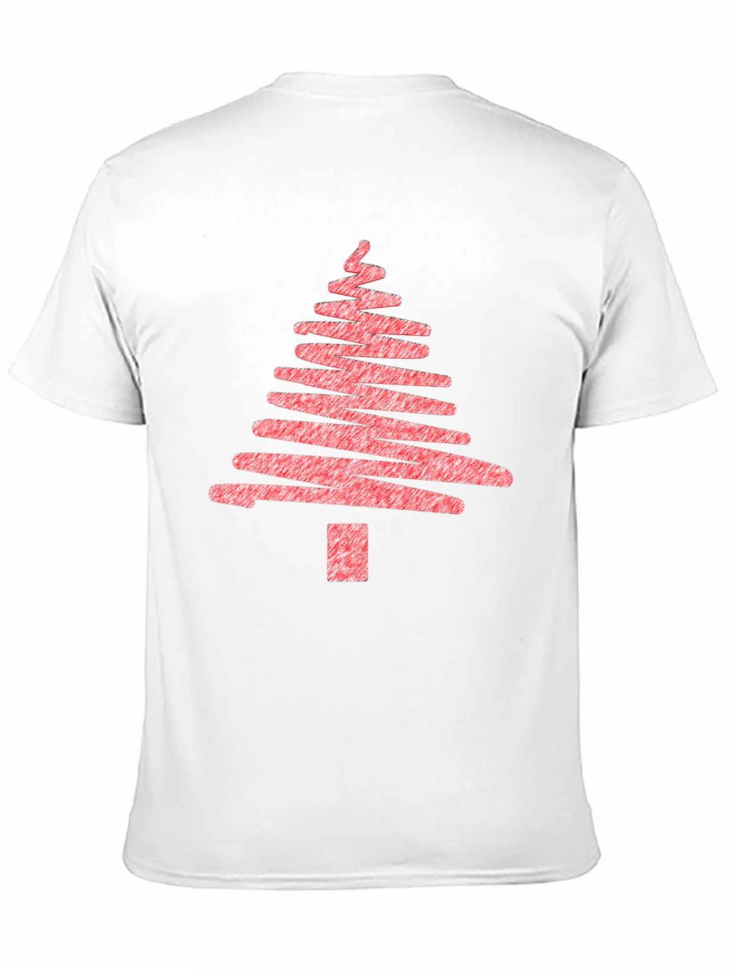 Christmas Tree Scribble Graphic T-Shirt