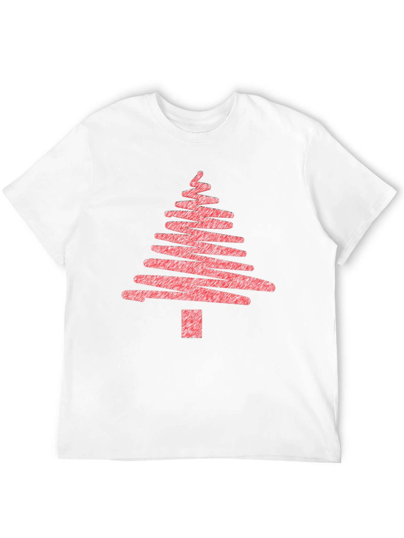 Christmas Tree Scribble Graphic T-Shirt