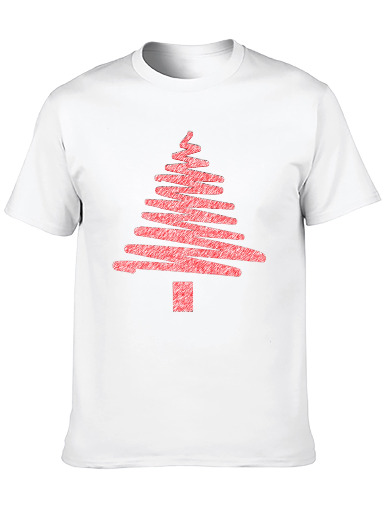 Christmas Tree Scribble Graphic T-Shirt