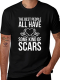 The Best People Have Scars Graphic Tee