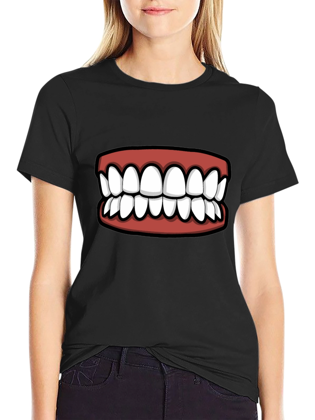 Funny Teeth Graphic T-Shirt - Statement Tee
