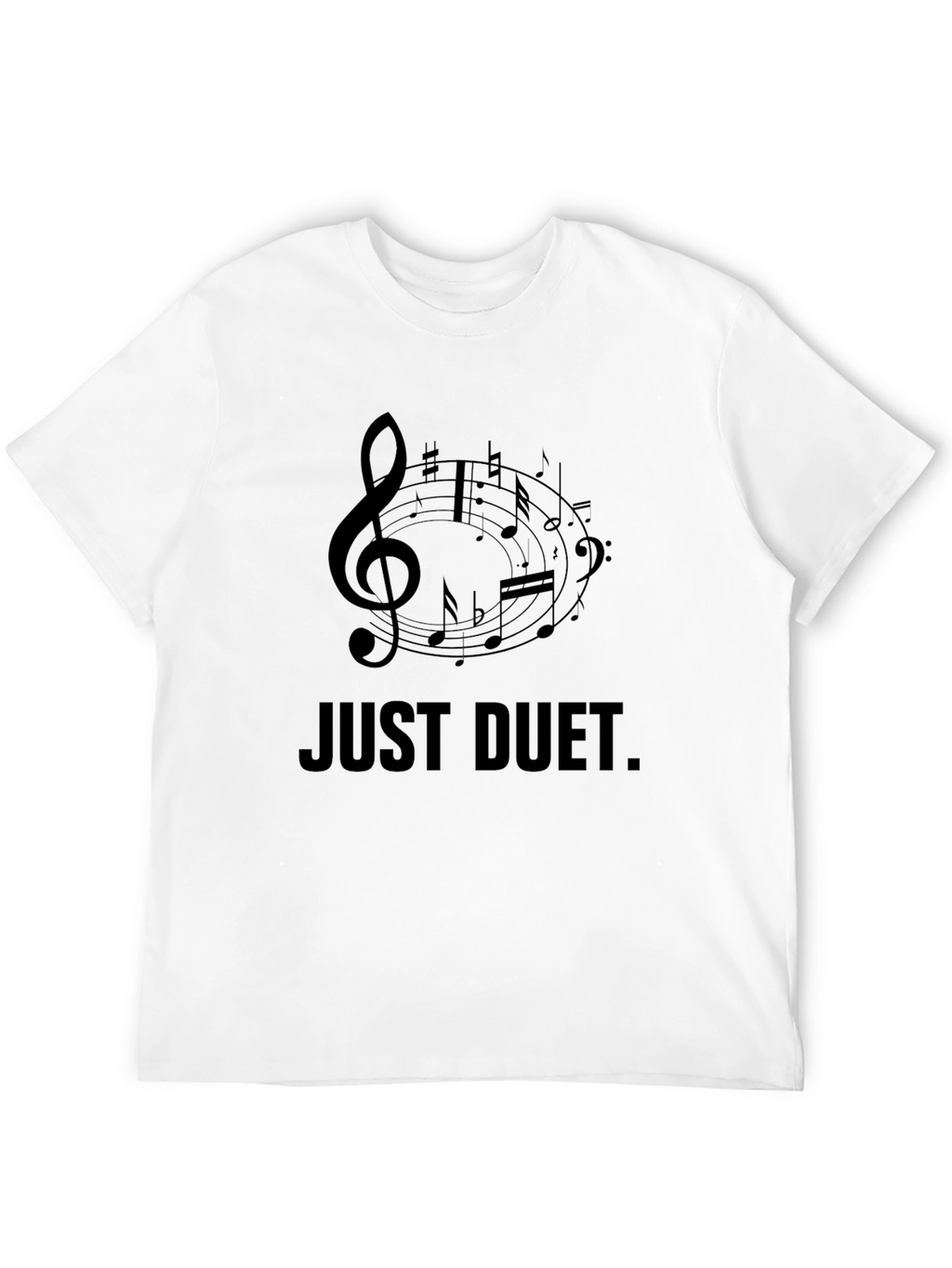 Just Duet Music T-Shirt - Black Graphic Tee