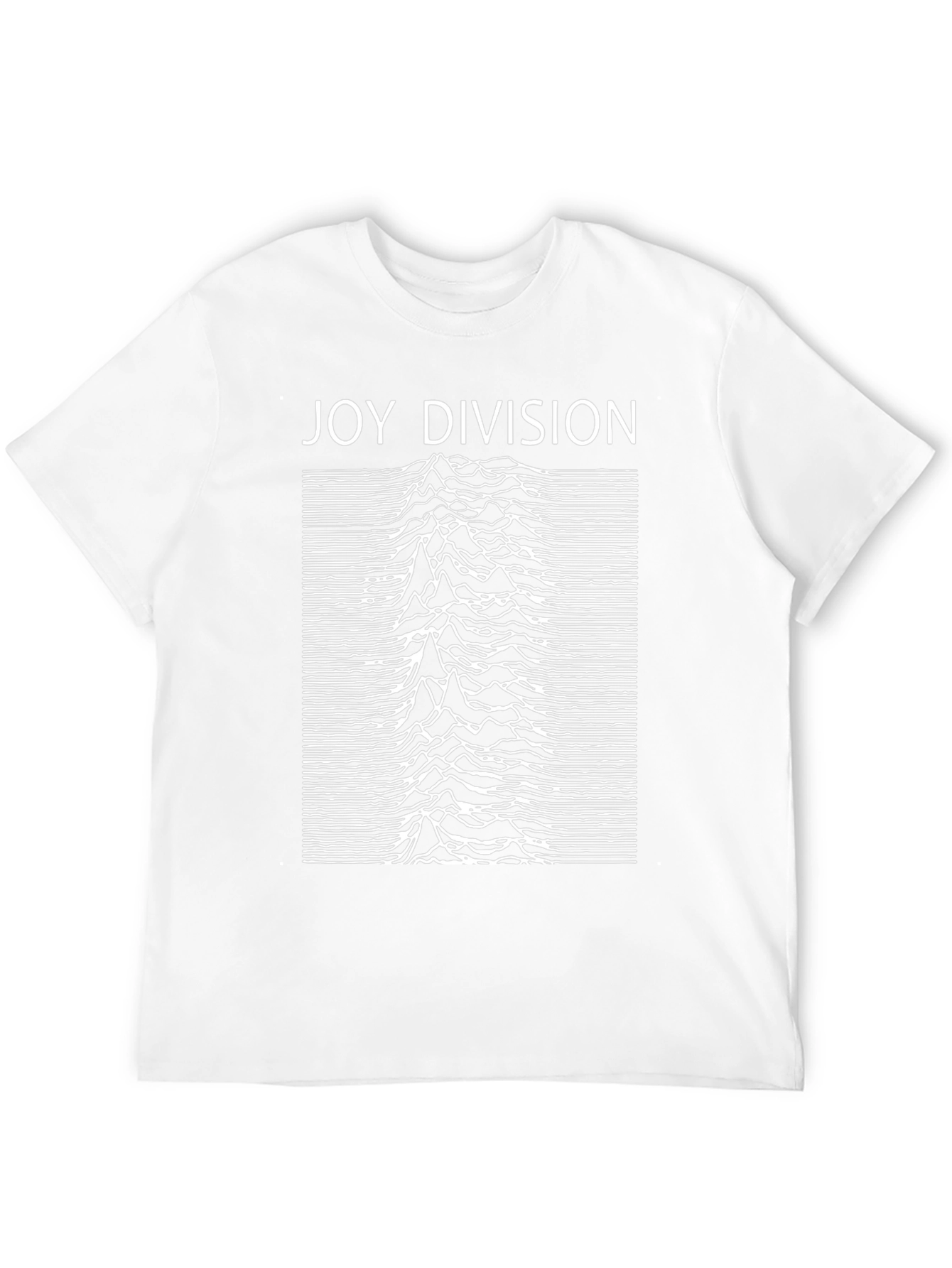 Joy Division Unknown Pleasures Black Graphic Tee