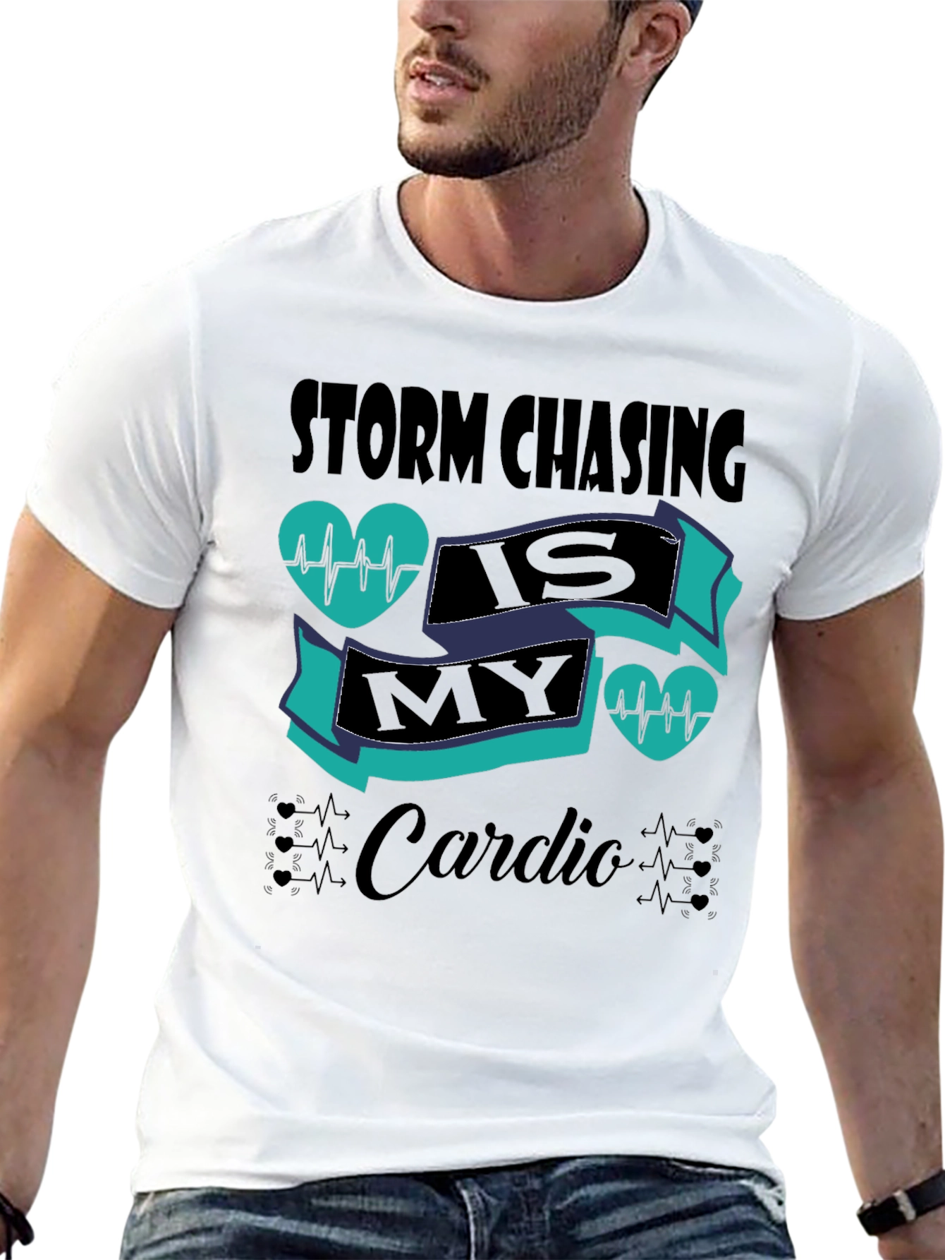 Storm Chasing Cardio Graphic T-Shirt
