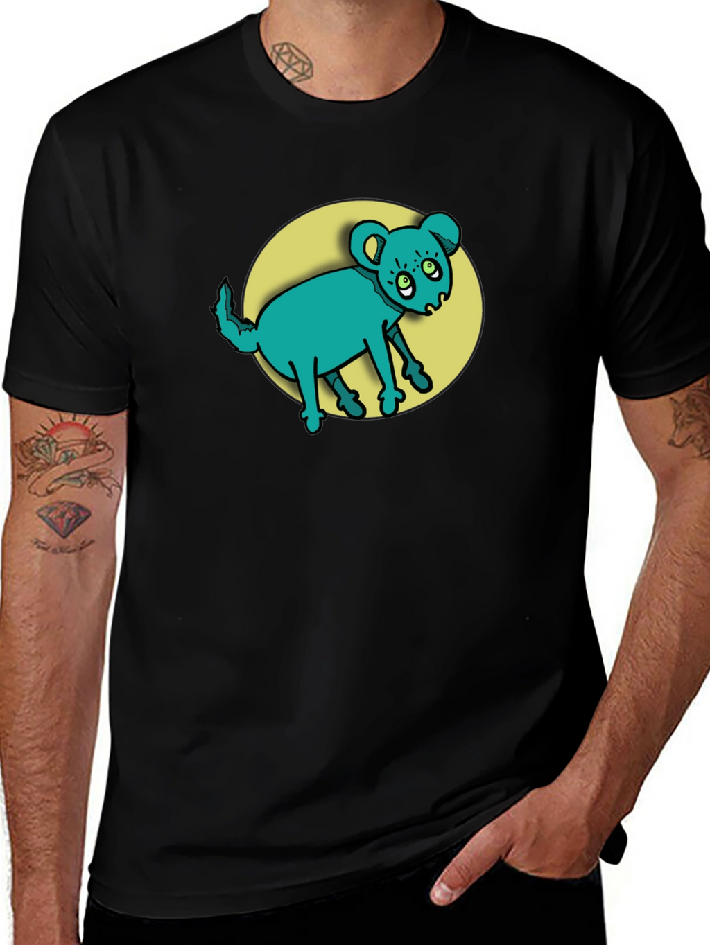 Cartoon Animal Graphic Tee