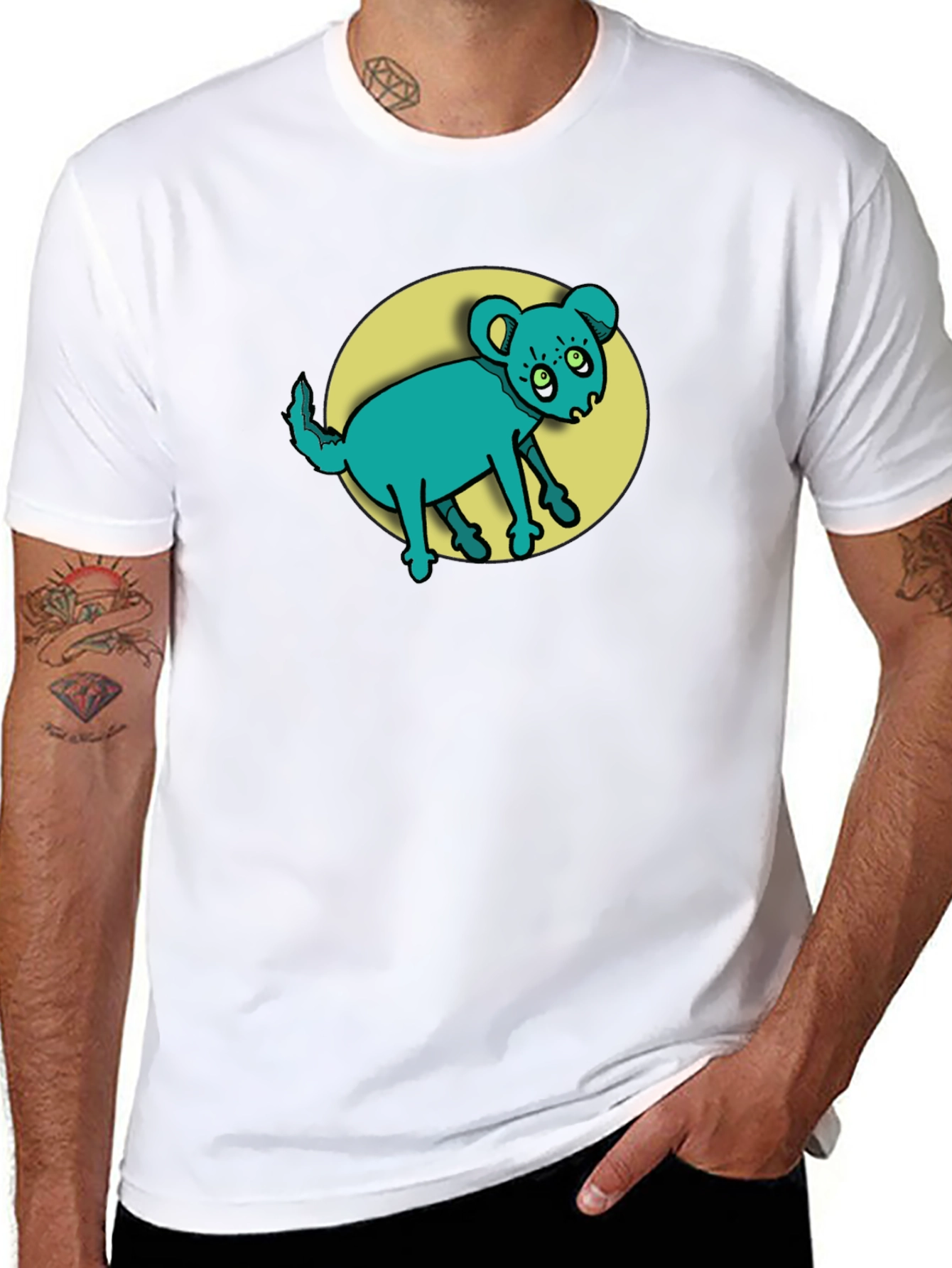 Cartoon Animal Graphic Tee