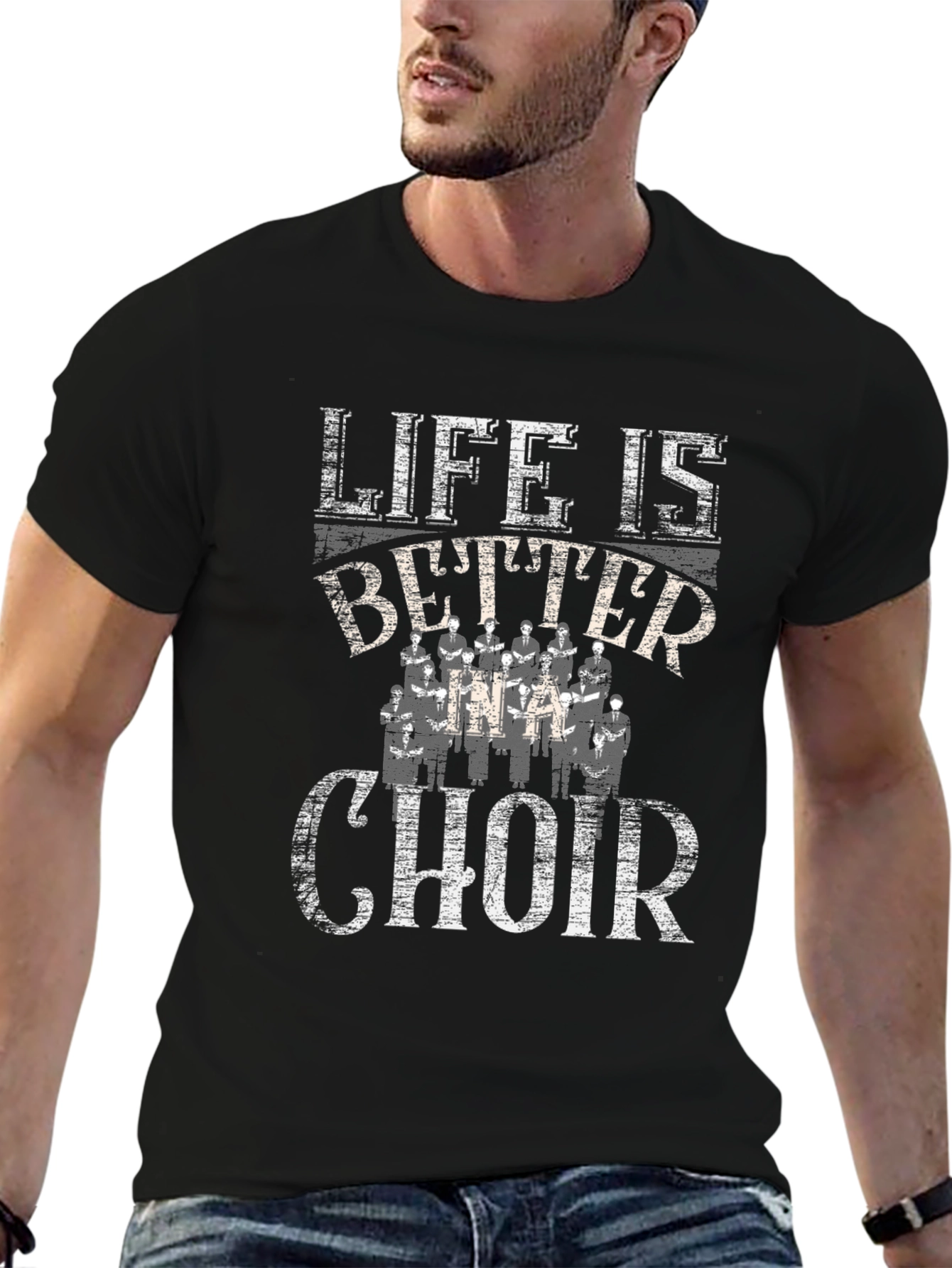 Life is Better Choir Graphic Tee