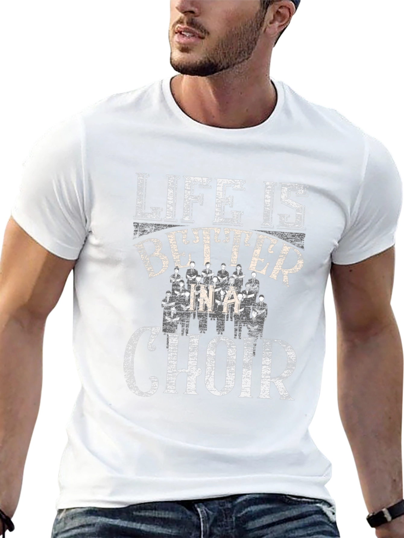 Life is Better Choir Graphic Tee