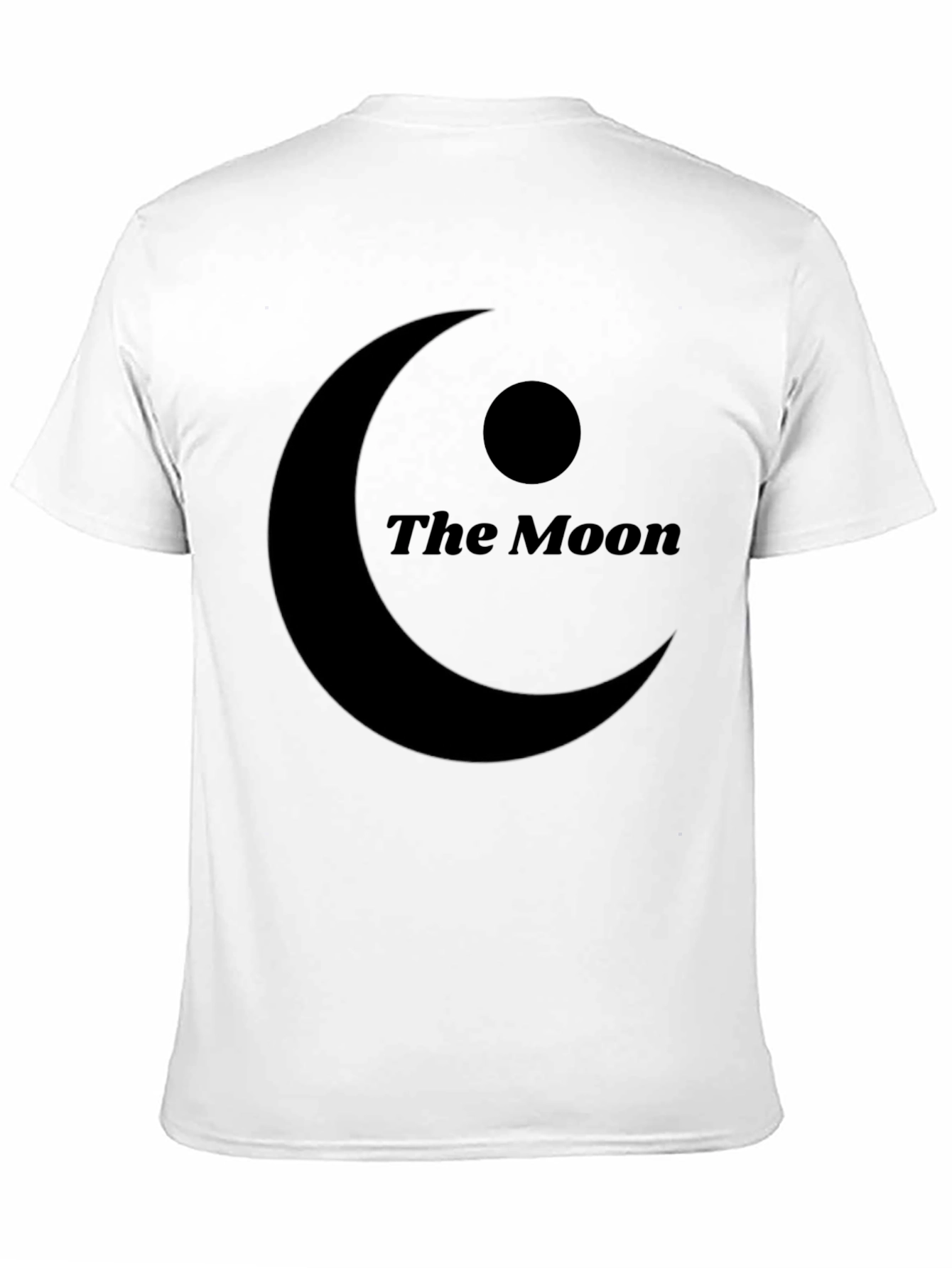 The Moon Graphic Black T-Shirt