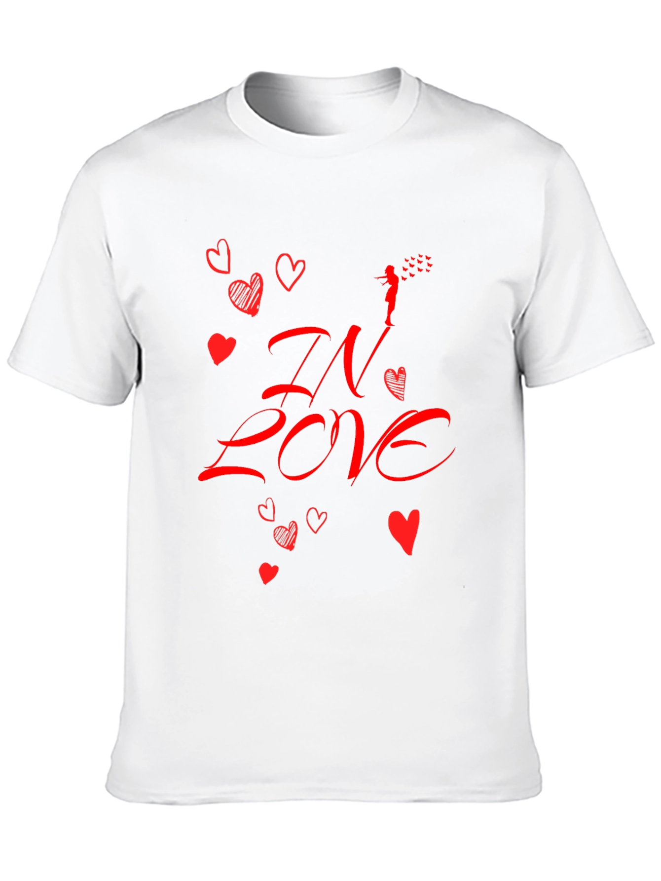 In Love Graphic Tee - Black Casual Shirt