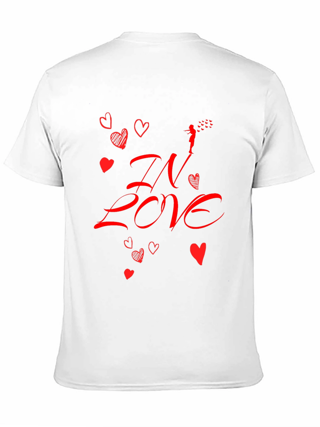 In Love Graphic Tee - Black Casual Shirt