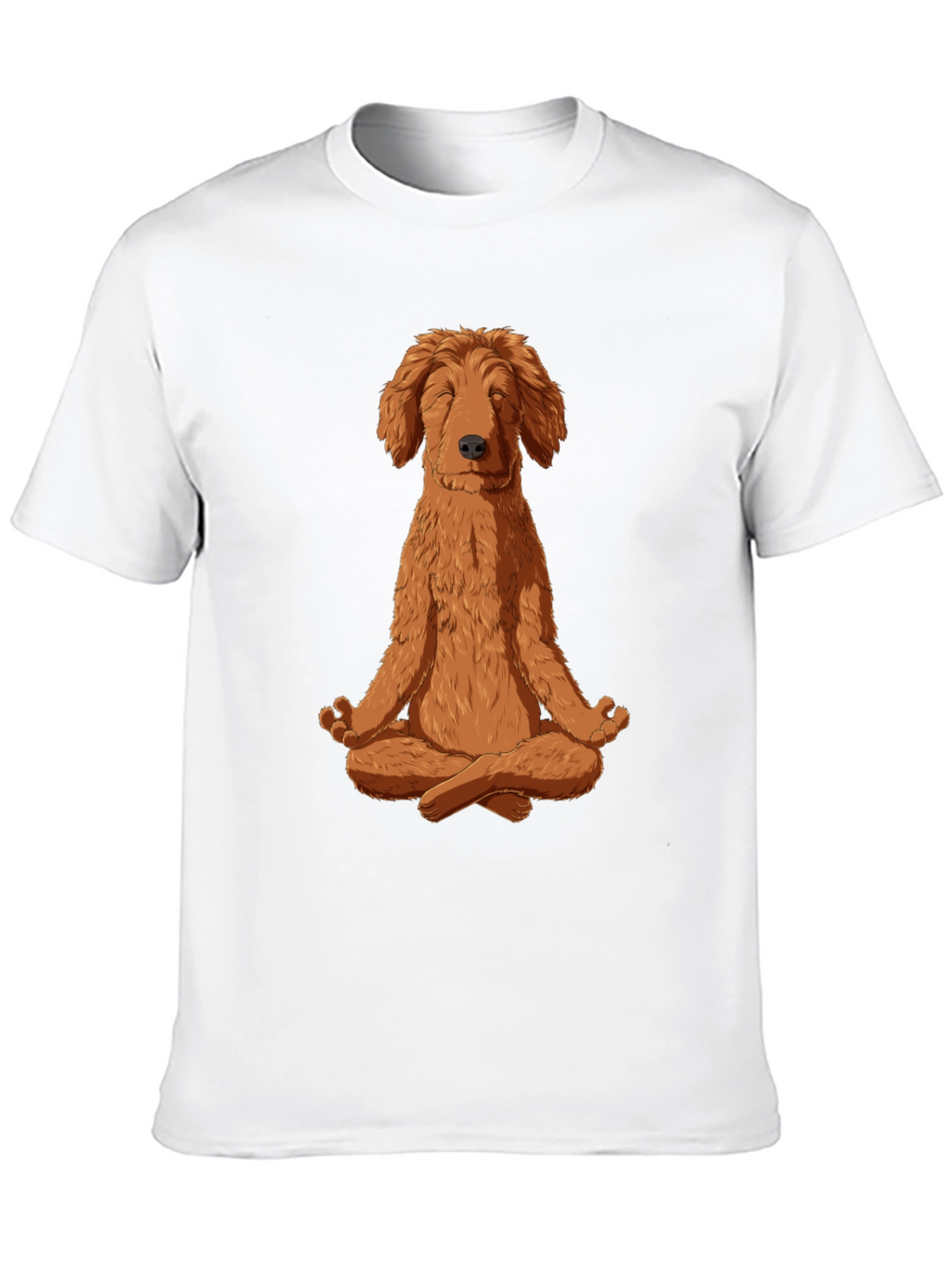 Meditating Dog Graphic Tee - Zen Dog T-Shirt