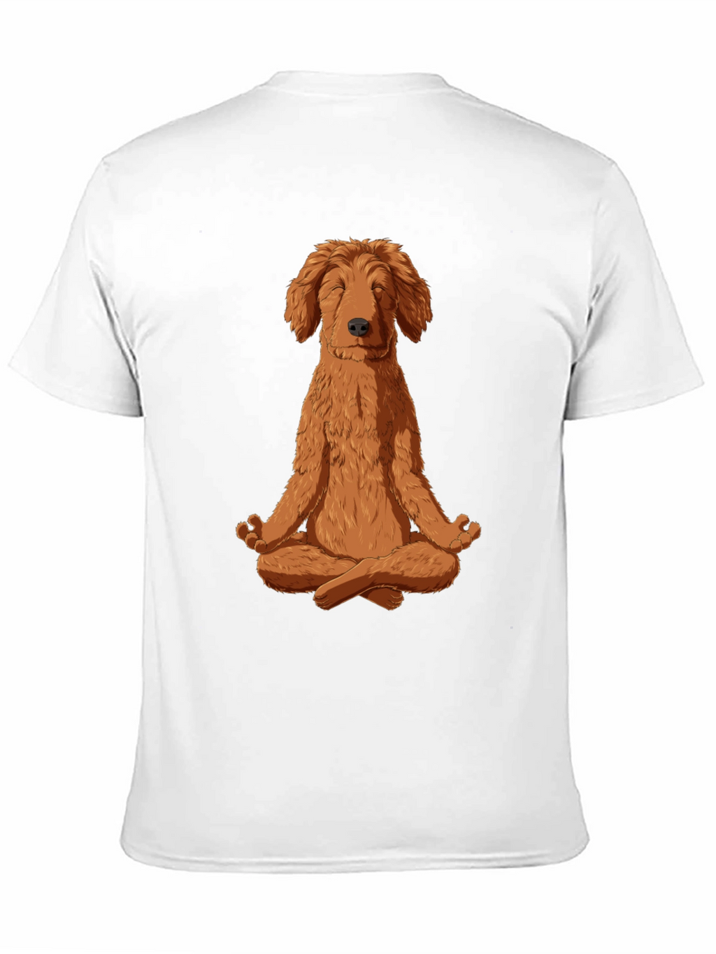 Meditating Dog Graphic Tee - Zen Dog T-Shirt