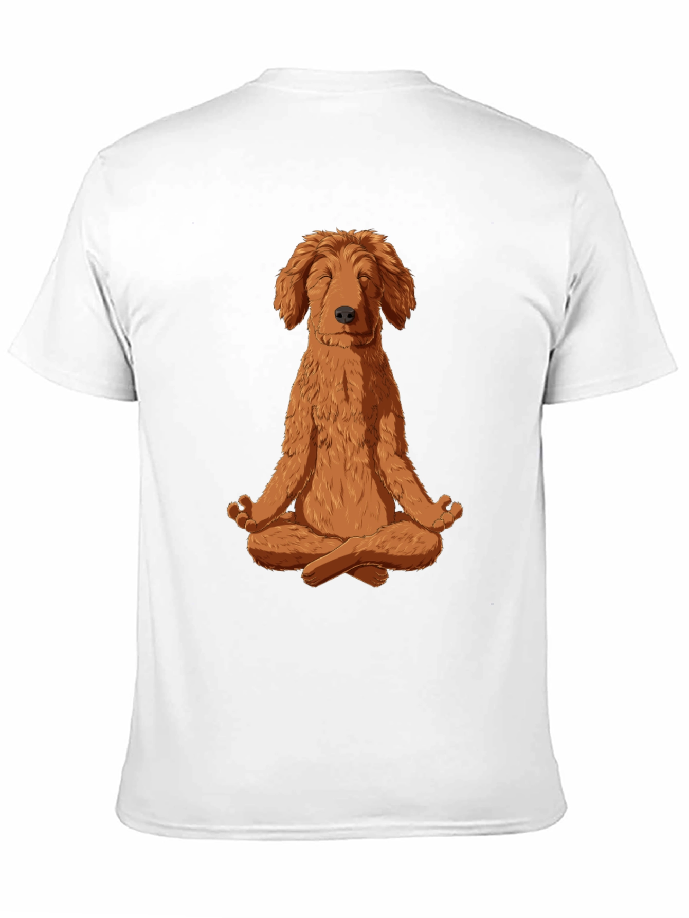 Meditating Dog Graphic Tee - Zen Dog T-Shirt