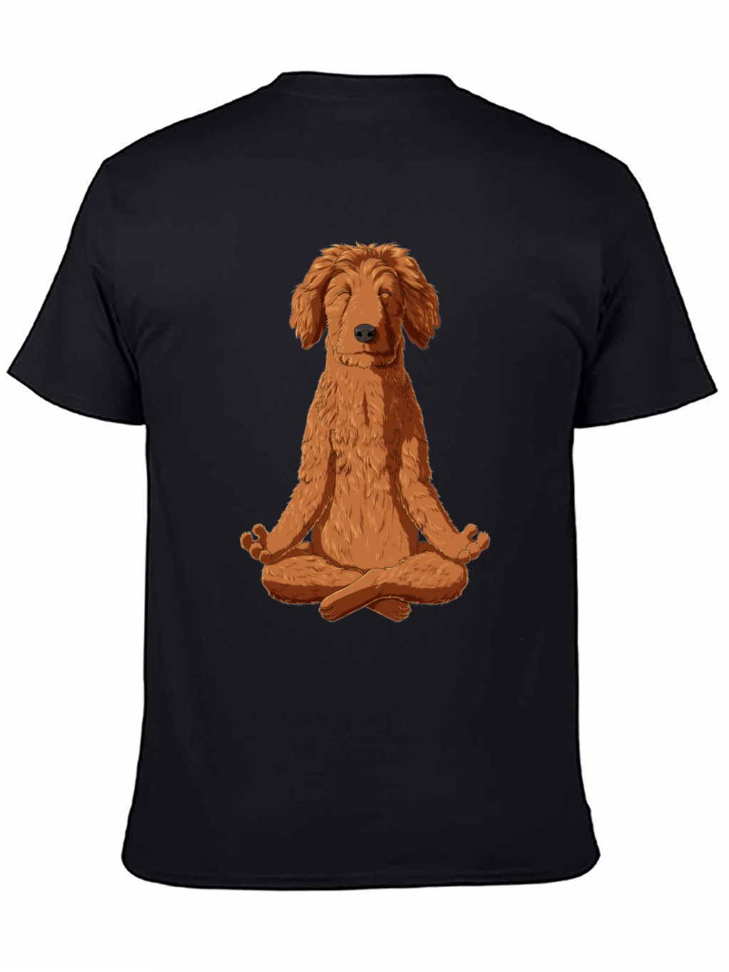 Meditating Dog Graphic Tee - Zen Dog T-Shirt