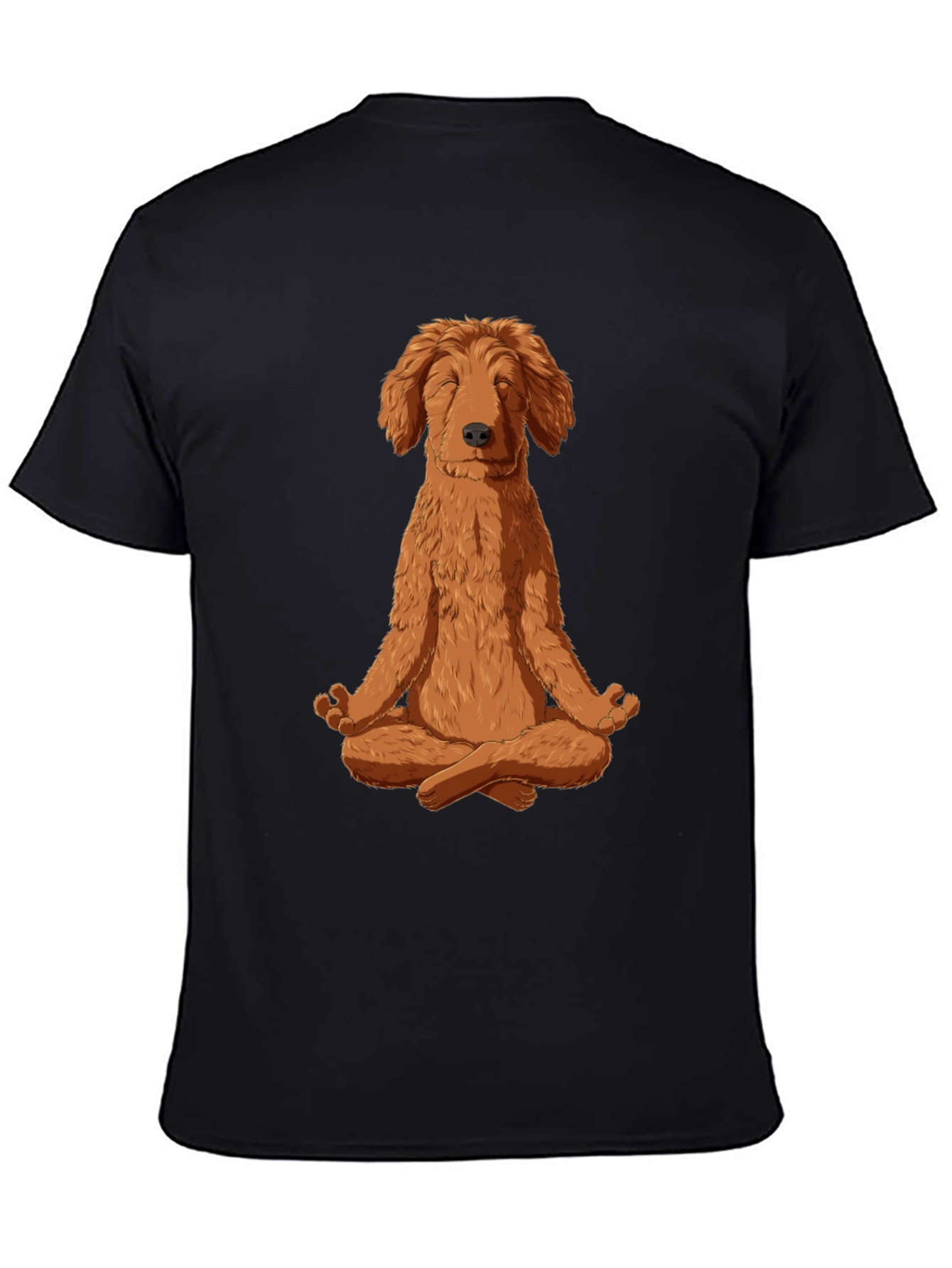 Meditating Dog Graphic Tee - Zen Dog T-Shirt