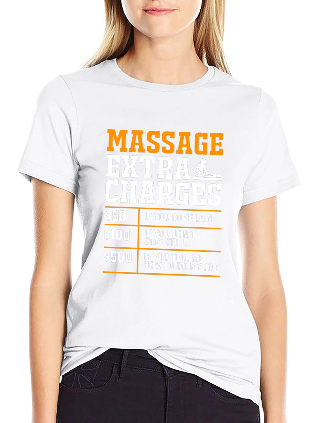 Massage Extra Charges Funny T-Shirt
